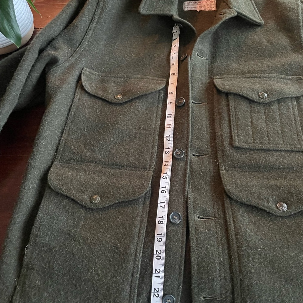 Filson Olive Green Wool Jacket - Picture 14 of 14